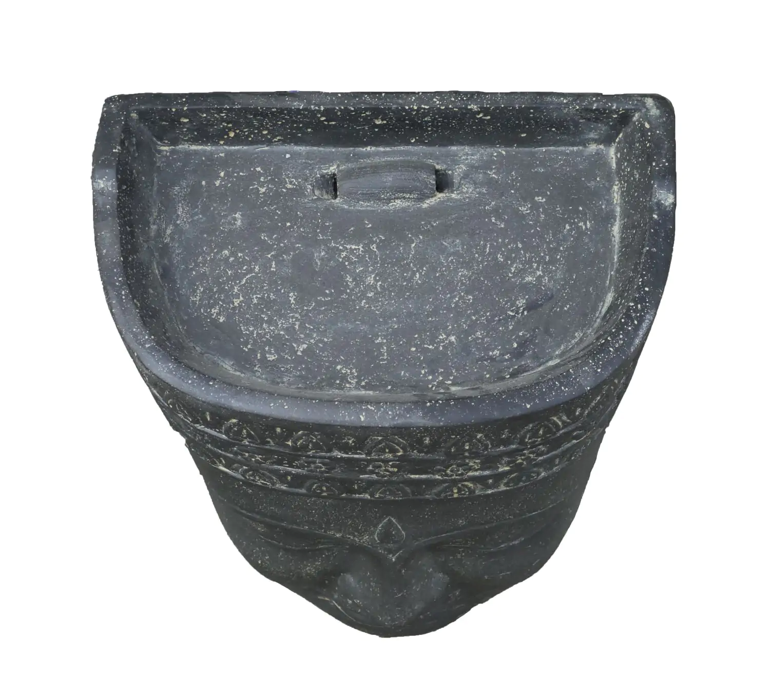  Product image 2 of the product “Khmer-head as water feature, 84cm height, cast stone, hollow, handcrafted & coloured 85 cm”